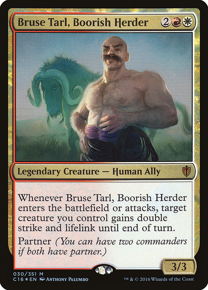 Magic the Gathering Card - Bruse Tarl, Boorish Herder - MTG Circle
