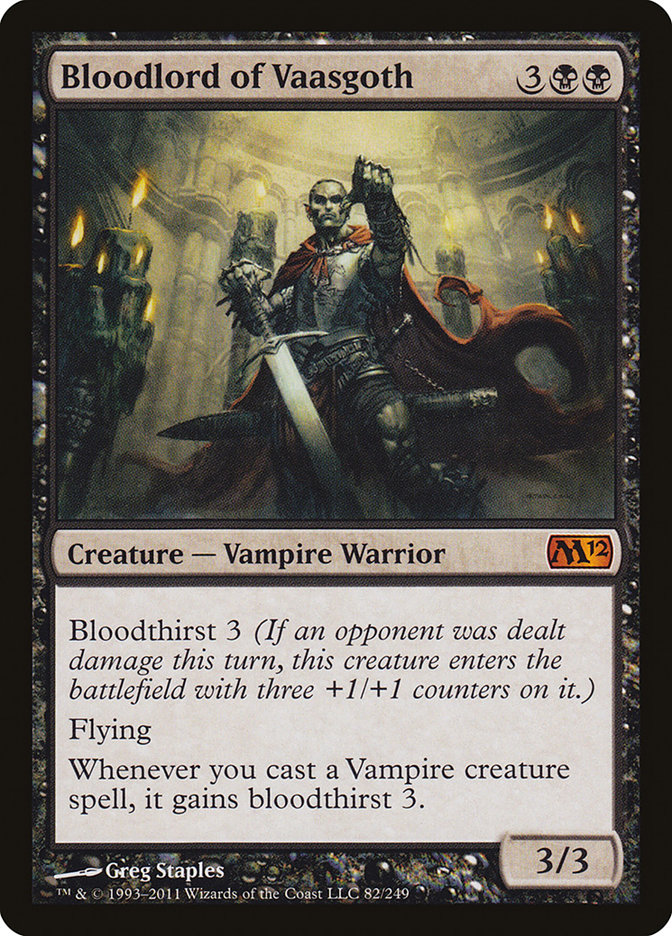 Magic the Gathering Card - Bloodlord of Vaasgoth - MTG Circle