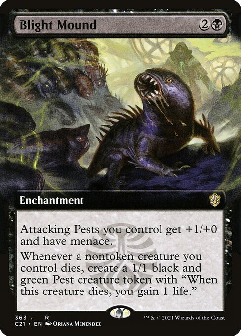 Magic the Gathering Card - Blight Mound - MTG Circle