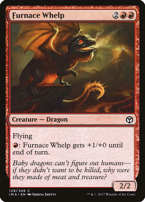 Magic the Gathering Card - Furnace Whelp - MTG Circle