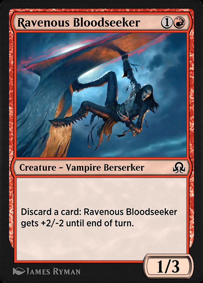 Magic the Gathering Card - Ravenous Bloodseeker - MTG Circle