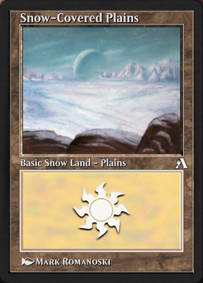 Magic the Gathering Card - Snow-Covered Plains - MTG Circle