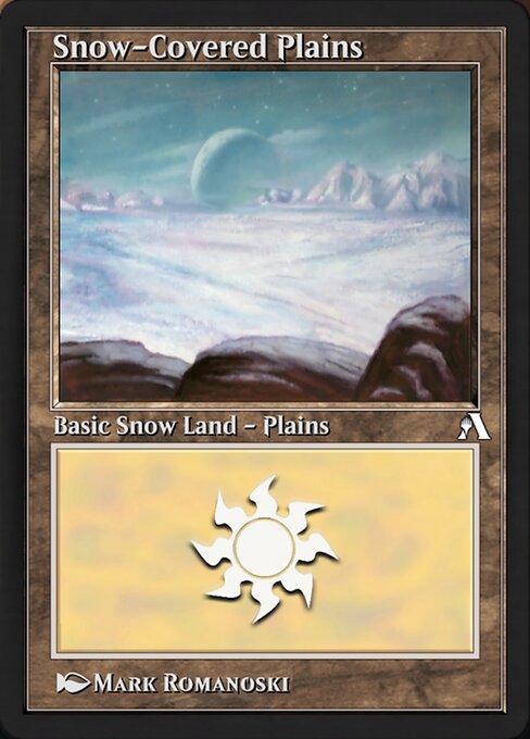 Magic the Gathering Card - Snow-Covered Plains - MTG Circle
