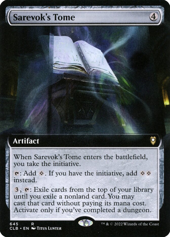 Magic the Gathering Card - Sarevok's Tome - MTG Circle