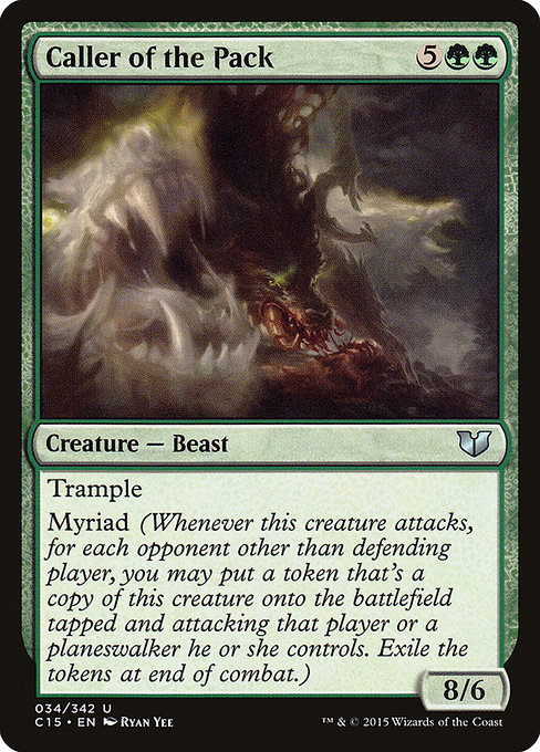Magic the Gathering Card - Caller of the Pack - MTG Circle