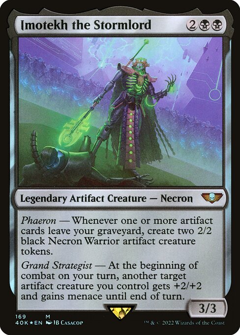 Magic the Gathering Card - Imotekh the Stormlord - MTG Circle