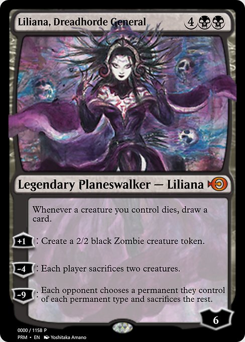 Magic the Gathering Card - Liliana, Dreadhorde General - MTG Circle