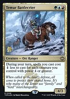 Magic the Gathering Card - Temur Battlecrier - MTG Circle