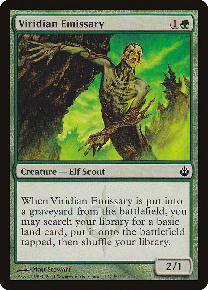 Magic the Gathering Card - Viridian Emissary - MTG Circle