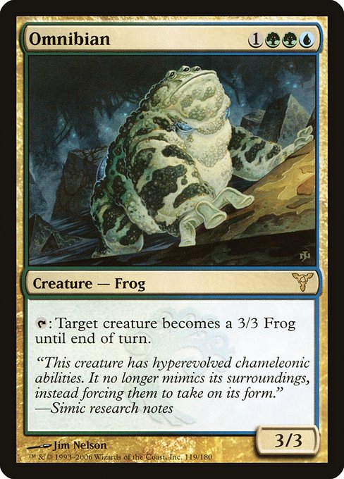 Magic the Gathering Card - Omnibian - MTG Circle
