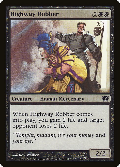 Magic the Gathering Card - Highway Robber - MTG Circle