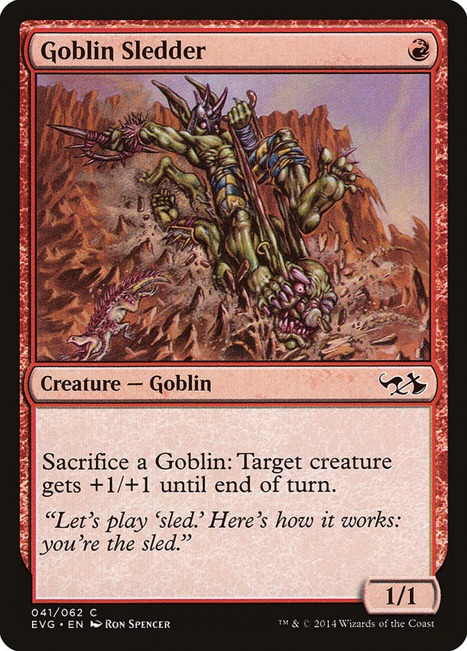 Magic the Gathering Card - Goblin Sledder - MTG Circle