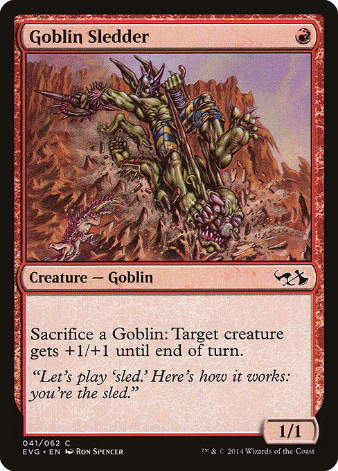Magic the Gathering Card - Goblin Sledder - MTG Circle