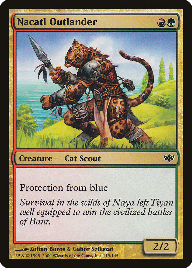 Magic the Gathering Card - Nacatl Outlander - MTG Circle