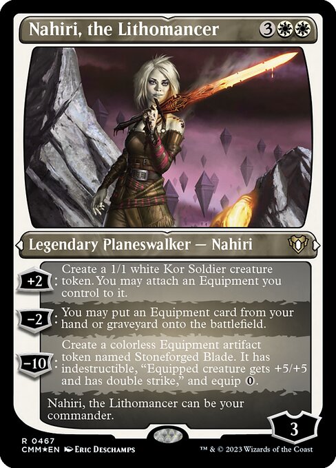 Magic the Gathering Card - Nahiri, the Lithomancer - MTG Circle