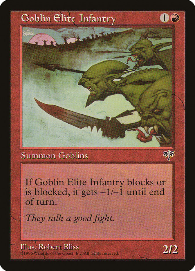 Magic the Gathering Card - Goblin Elite Infantry - MTG Circle