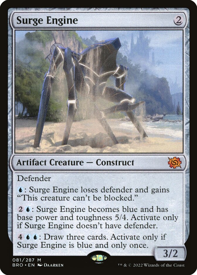 Magic the Gathering Card - Surge Engine - MTG Circle