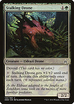 Magic the Gathering Card - Stalking Drone - MTG Circle