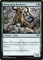 Magic the Gathering Card - Rampaging Rendhorn - MTG Circle