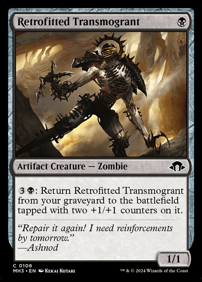 Magic the Gathering Card - Retrofitted Transmogrant - MTG Circle