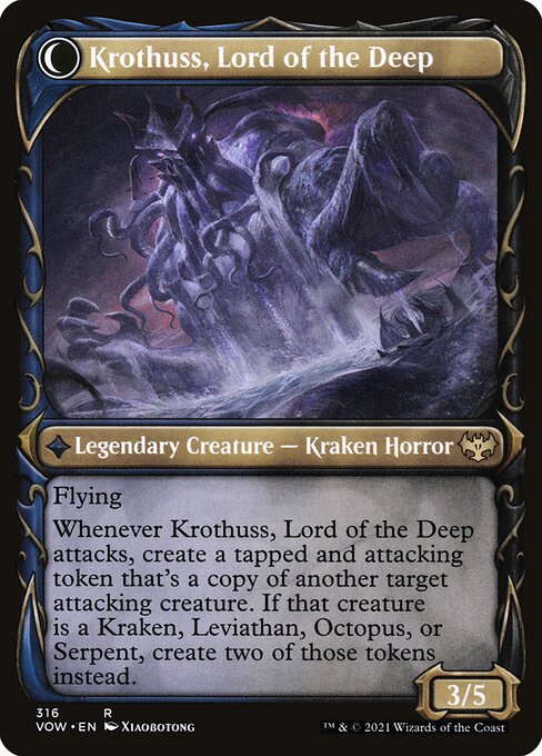 Magic the Gathering Card - Krothuss, Lord of the Deep - MTG Circle