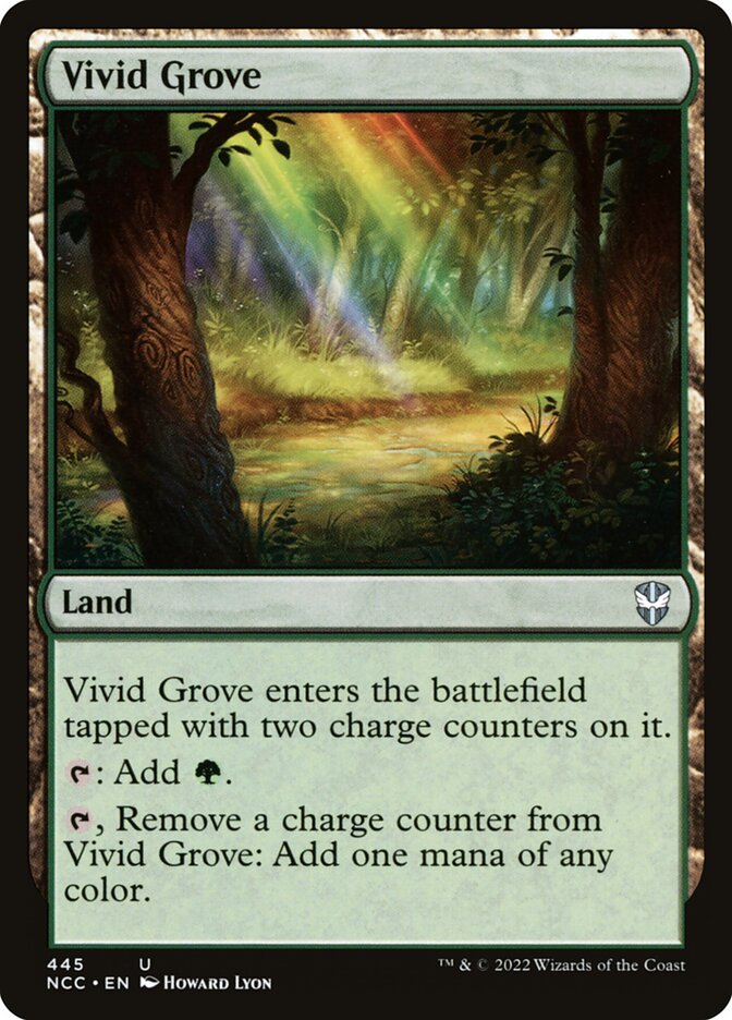 Magic the Gathering Card - Vivid Grove - MTG Circle