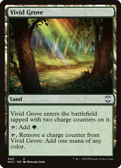 Magic the Gathering Card - Vivid Grove - MTG Circle