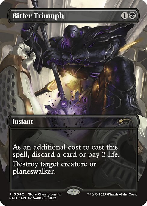 Magic the Gathering Card - Bitter Triumph - MTG Circle