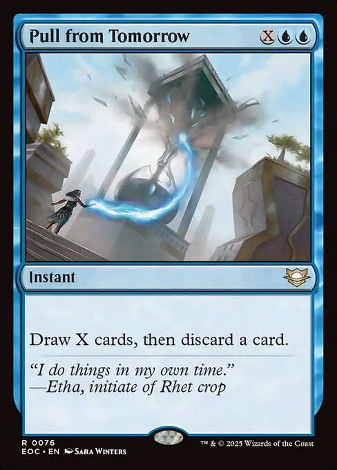 Magic the Gathering Card - Pull from Tomorrow - MTG Circle