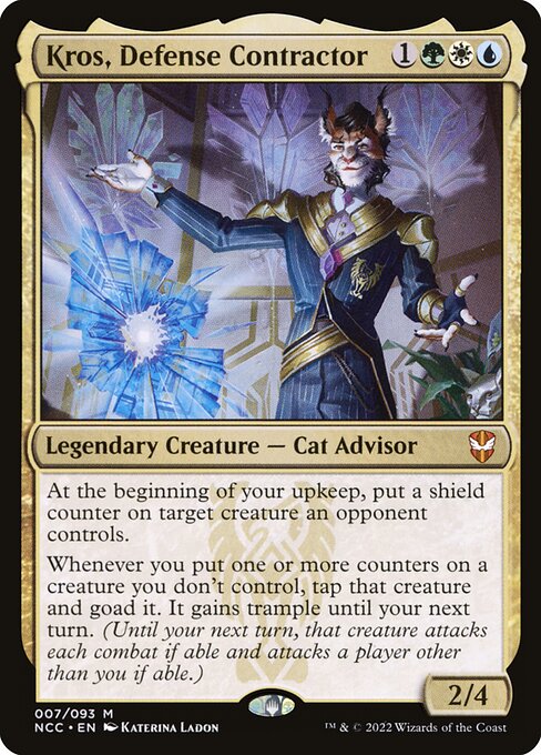 Magic the Gathering Card - Kros, Defense Contractor - MTG Circle