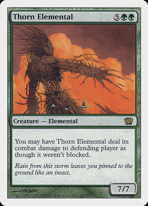 Magic the Gathering Card - Thorn Elemental - MTG Circle
