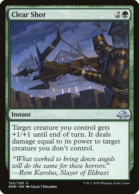 Magic the Gathering Card - Clear Shot - MTG Circle