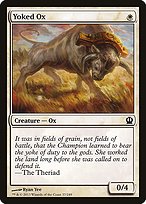 Magic the Gathering Card - Yoked Ox - MTG Circle