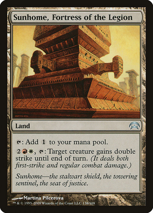 Magic the Gathering Card - Sunhome, Fortress of the Legion - MTG Circle