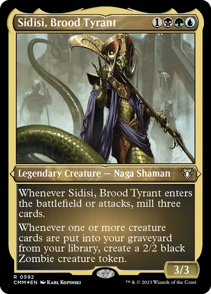 Magic the Gathering Card - Sidisi, Brood Tyrant - MTG Circle