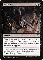 Magic the Gathering Card - Victimize - MTG Circle