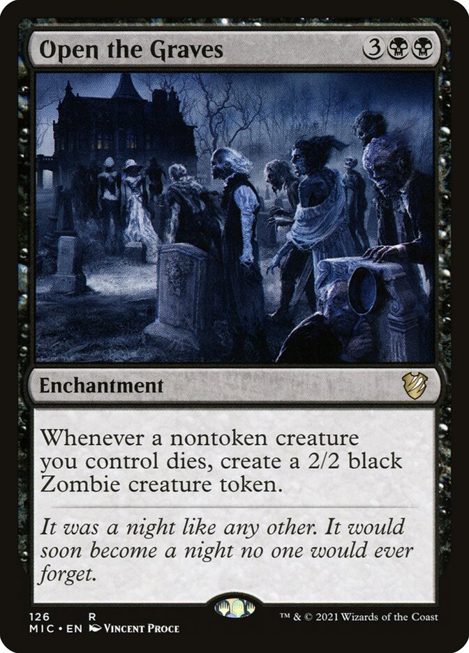 Magic the Gathering Card - Open the Graves - MTG Circle