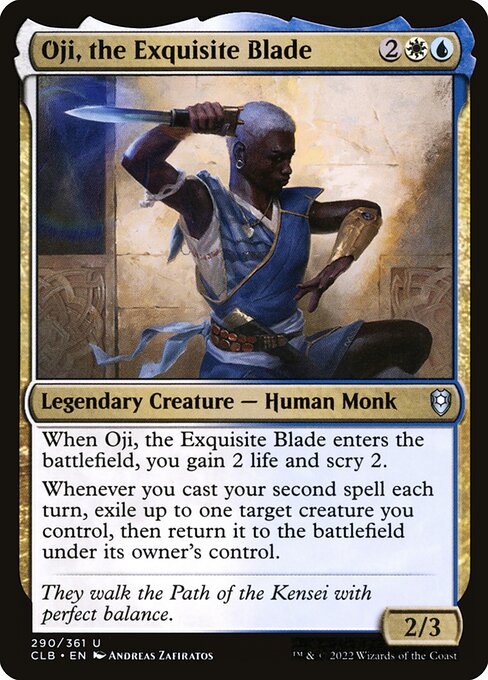 Magic the Gathering Card - Oji, the Exquisite Blade - MTG Circle