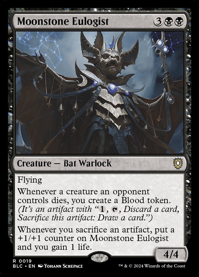 Magic the Gathering Card - Moonstone Eulogist - MTG Circle