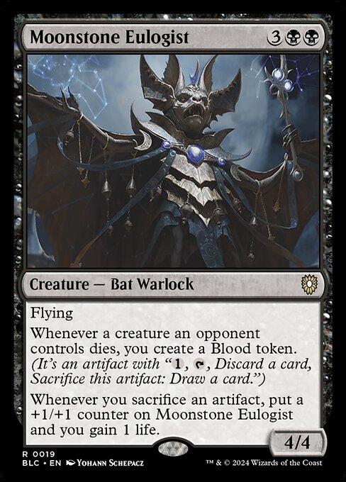 Magic the Gathering Card - Moonstone Eulogist - MTG Circle