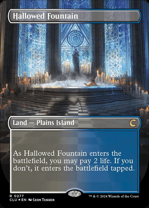 Magic the Gathering Card - Hallowed Fountain - MTG Circle