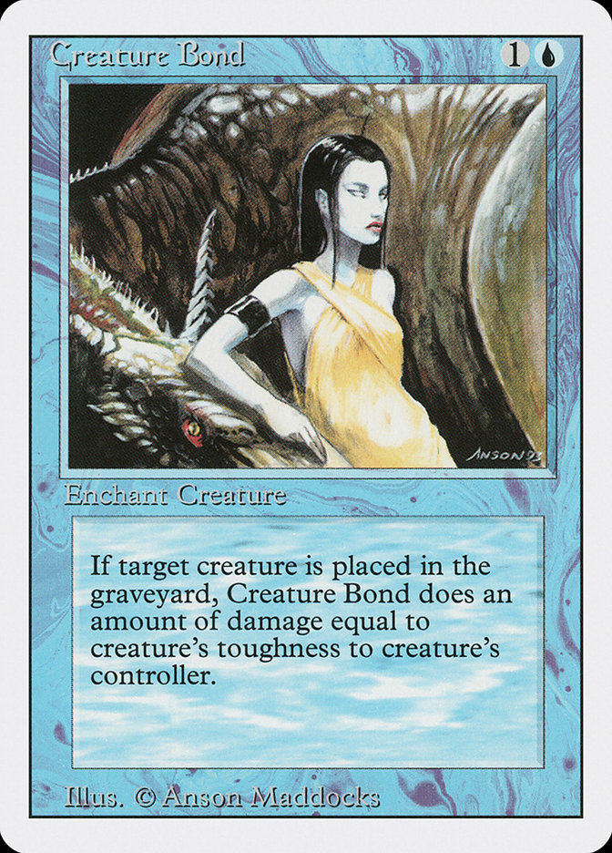 Magic the Gathering Card - Creature Bond - MTG Circle