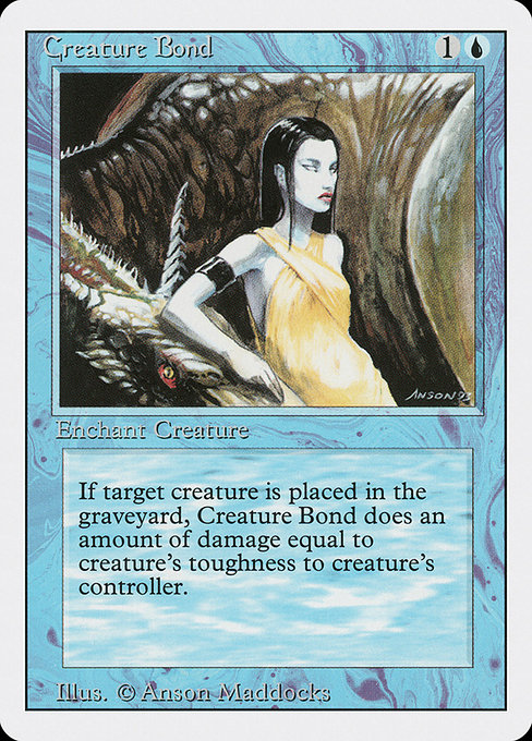 Magic the Gathering Card - Creature Bond - MTG Circle