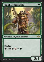 Magic the Gathering Card - Ignoble Hierarch - MTG Circle