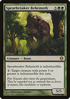 Magic the Gathering Card - Spearbreaker Behemoth - MTG Circle