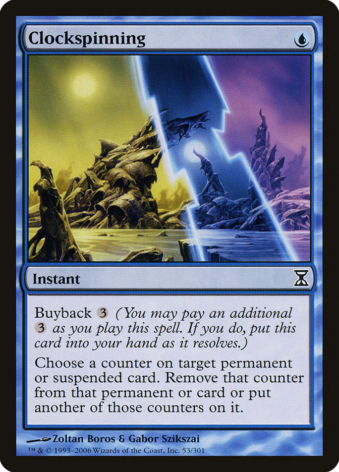 Magic the Gathering Card - Clockspinning - MTG Circle
