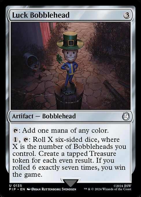Magic the Gathering Card - Luck Bobblehead - MTG Circle