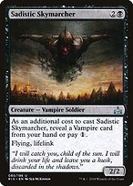 Magic the Gathering Card - Sadistic Skymarcher - MTG Circle