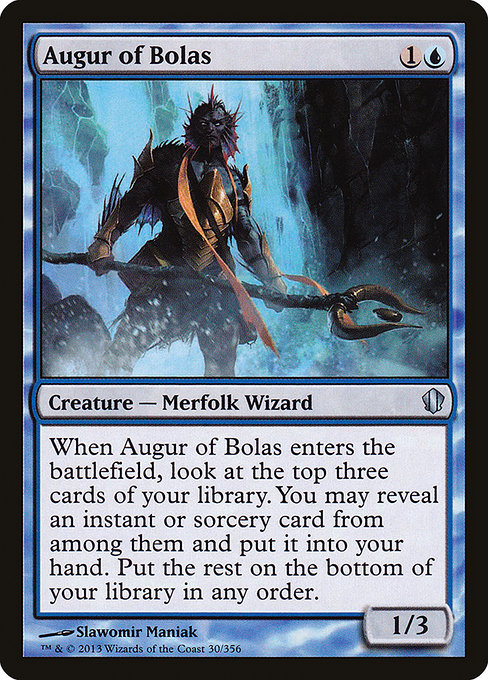 Magic the Gathering Card - Augur of Bolas - MTG Circle
