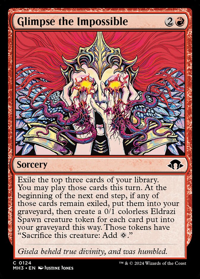 Magic the Gathering Card - Glimpse the Impossible - MTG Circle